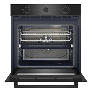 Beko 60cm Built-In Oven BBO6850MDX, Front View With Door Open