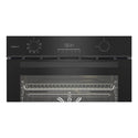 Beko Aero Perfect Built-In Oven 60cm with Air Fry, Steam Add & Pyrolytic Cleaning BBO6851PDX1, Control Panel View