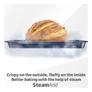 Beko Aero Perfect Built-In Oven 60cm with Air Fry, Steam Add & Pyrolytic Cleaning BBO6851PDX1, Feature 5