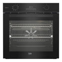 Beko Aero Perfect Built-In Oven 60cm with Air Fry, Steam Add & Pyrolytic Cleaning BBO6851PDX1, Front View