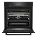 Beko Aero Perfect Built-In Oven 60cm with Air Fry, Steam Add & Pyrolytic Cleaning BBO6851PDX1, Front View With Door Open