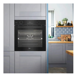 Beko Aero Perfect Built-In Oven 60cm with Air Fry, Steam Add & Pyrolytic Cleaning BBO6851PDX1, Lifestyle View