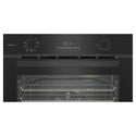 Beko 60cm Pyrolytic Multifunction Oven with Steam Add and Air Fry BBO6851PDX, Control Panel View
