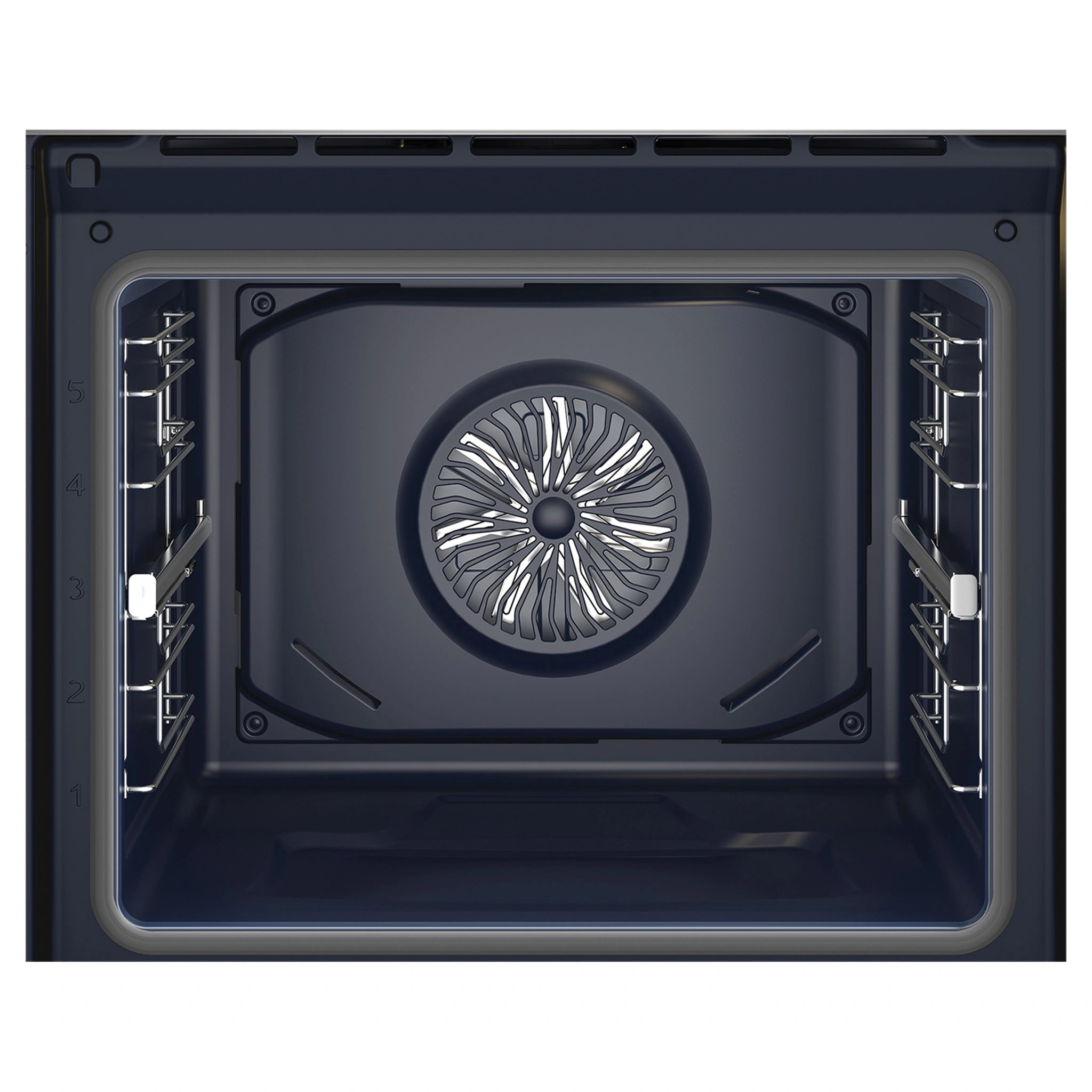 Beko 60cm Pyrolytic Multifunction Oven with Steam Add and Air Fry BBO6851PDX, Inside View