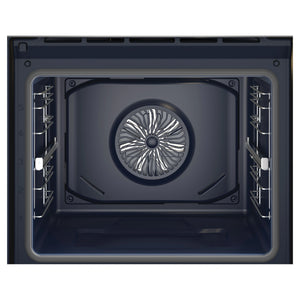 Beko 60cm Pyrolytic Multifunction Oven with Steam Add and Air Fry BBO6851PDX, Inside View
