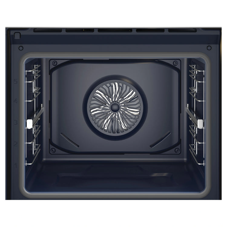 Beko 60cm Pyrolytic Multifunction Oven with Steam Add and Air Fry BBO6851PDX, Inside View