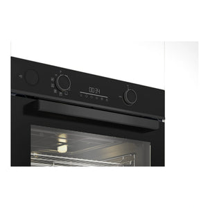 Beko 60cm Built-In Oven with Airfry Steam Assist &amp; Pyrolytic Cleaning BBO6851PSDX, Control Panel View 2
