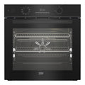 Beko 60cm Built-In Oven with Airfry Steam Assist &amp; Pyrolytic Cleaning BBO6851PSDX, Front View