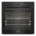 Beko 60cm Multi Function Pyrolytic Oven with Meat Probe & Airfry BBO6852PDX, Front View