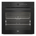 Beko 60cm Multi Function Pyrolytic Oven with Meat Probe & Airfry BBO6852PDX, Front View
