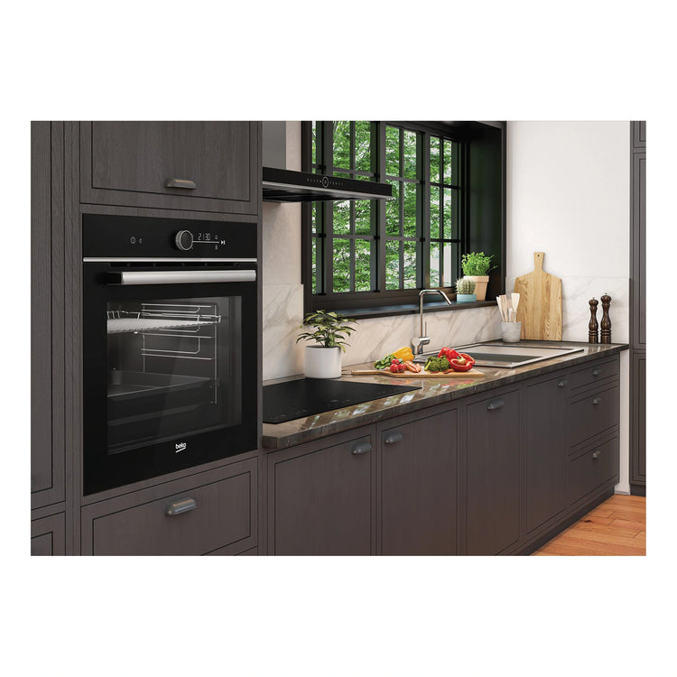 Beko 60cm Multi Function Pyrolytic Oven with Meat Probe & Airfry BBO6852PDX, Lifestyle View