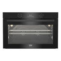 Beko 90cm Twin Fan Multifunction Built-in Oven BBO91271MDX, Front View