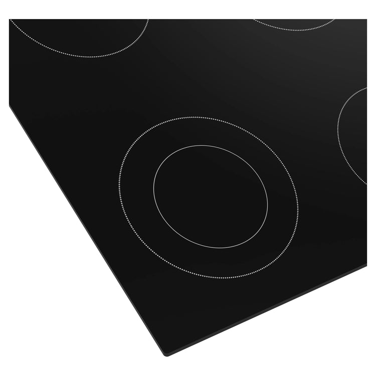 Beko 60cm Vitro Ceramic Built-In Cooktop BCT601CG, Close-Up View