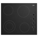 Beko 60cm Vitro Ceramic Built-In Cooktop BCT601CG, Front View