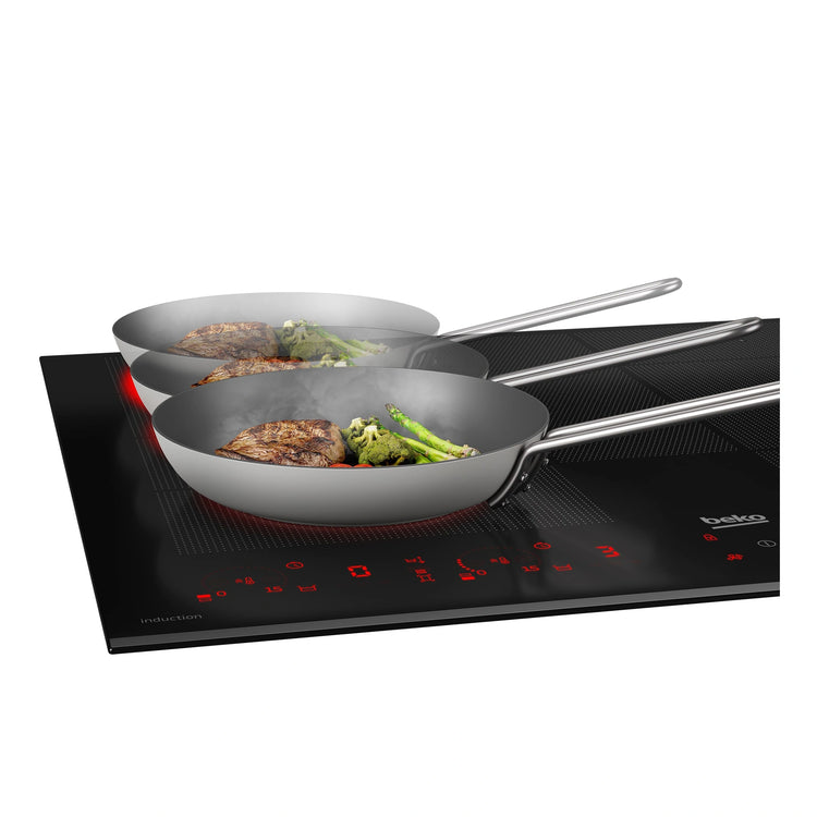 Beko Flexy Induction 90cm Built-In Cooktop with Luminous Control BCT904IG, Feature 4