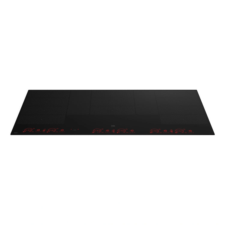 Beko Flexy Induction 90cm Built-In Cooktop with Luminous Control BCT904IG, Front View