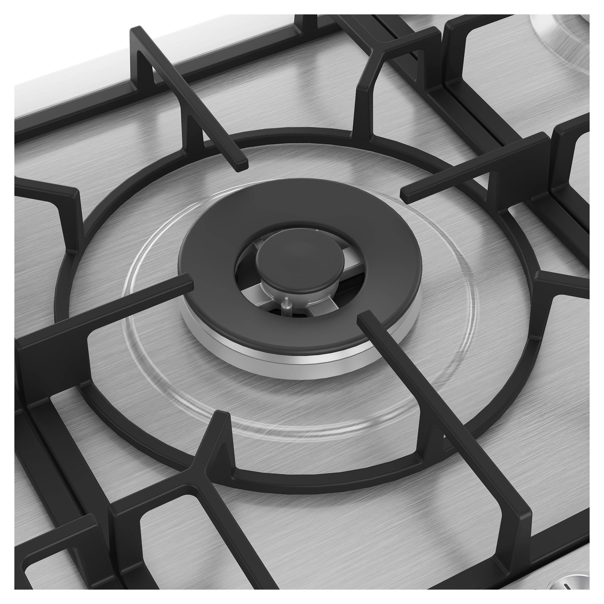 Beko BCT90GX1 90cm Built-In Natural Gas Cooktop With 5 Burners