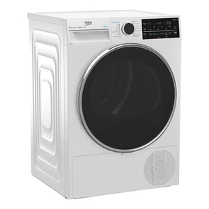 Beko 10 kg Hybrid Heat Pump with Steam & Wi-Fi BDPB104HW, Left Side View