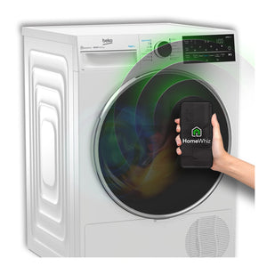 Beko 10 kg Hybrid Heat Pump with Steam & Wi-Fi BDPB104HW, TumbleDryer Control Feature Visual Editable Master AU