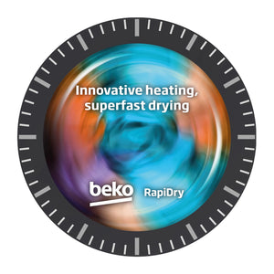 Beko 10 kg Hybrid Heat Pump with Steam & Wi-Fi BDPB104HW, Wash RapiDry Door Sticker POSM Preview Master