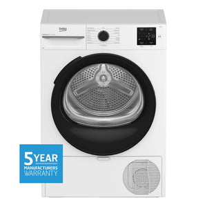 Beko 8kg Heat Pump Dryer BDPB8010W, Front View 2