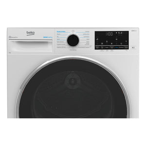Beko 8kg Heat Pump Tumble Dryer with Steam & Wi-Fi – White BDPB802SW, Control Panel View 2