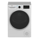 Beko 8kg Heat Pump Tumble Dryer with Steam & Wi-Fi – White BDPB802SW, Front View