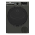 Beko 9kg Graphite Heat Pump Dryer with Steam & WiFi BDPB903SG, Front View