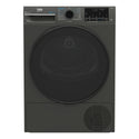 Beko 9kg Graphite Heat Pump Dryer with Steam & WiFi BDPB903SG, Front View