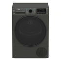 Beko 9kg Graphite Heat Pump Dryer with Steam & WiFi BDPB903SG, Front View
