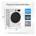 Beko BDPB903SW 9kg White Heat Pump Dryer with Steam & WiFi