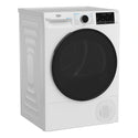 Beko 9kg White Heat Pump Dryer with Steam & WiFi BDPB903SW, Left Side View