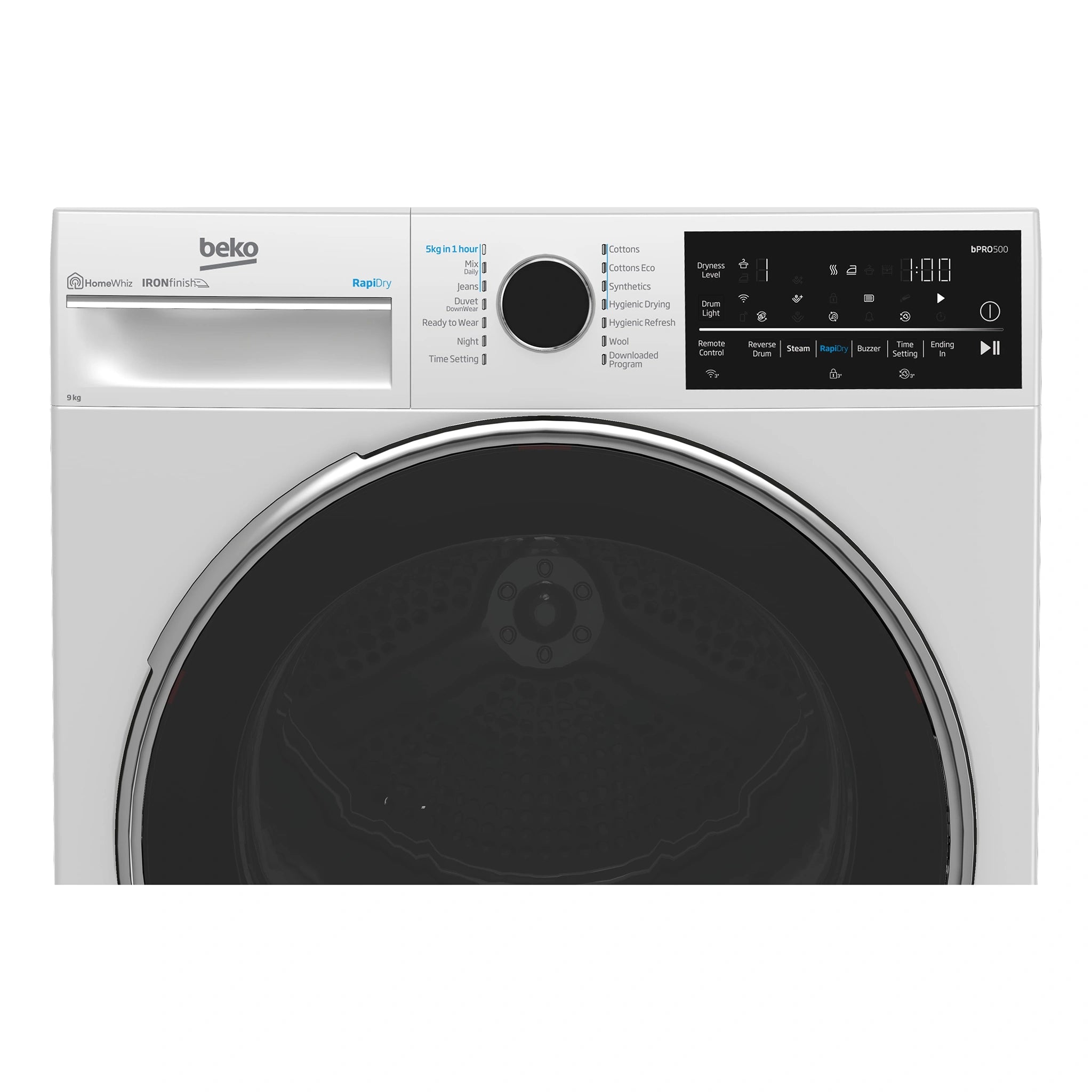 Beko BDPB904HW 9 kg Hybrid Heat Pump with Steam & Wi-Fi