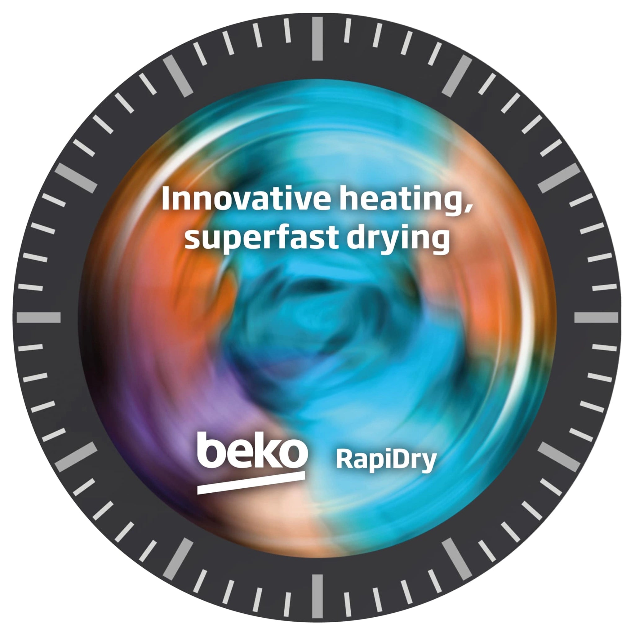 Beko 9 kg Hybrid Heat Pump with Steam & Wi-Fi BDPB904HW, Rapidry Door Sticker POSM Preview Master