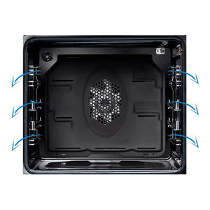 Beko 60cm Multifunction Freestanding Cooker BFC60EMW1, Inside View 2