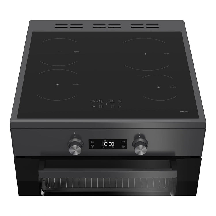 Beko Freestanding Cooker (Multi-functional, 60cm) BFC60IPAN, Top View