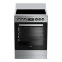 Beko 60cm Electric Stainless Steel Freestanding Oven BFC60VMX1, Front View