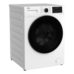 Beko 8.5 kg SteamCure Washing Machine with Bluetooth BFL8520W, Left Side View