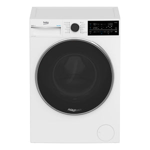 Beko 12 kg AutoDose Washing Machine with Steam and wifi BFLB124ADW, Front View