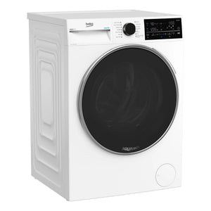 Beko 12 kg AutoDose Washing Machine with Steam and wifi BFLB124ADW, Left Side View