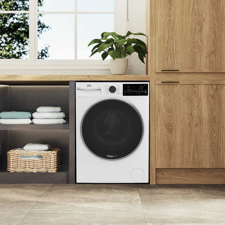 Beko 12 kg AutoDose Washing Machine with Steam and wifi BFLB124ADW, Lifestyle