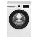 Beko 8kg EnergySpin Front Load Washing Machine with Steam BFLB8010W, Front View