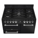 Beko 90cm Multifunction Dual Fuel Anthracite Freestanding Oven BRC916GMAN, Control Panel View