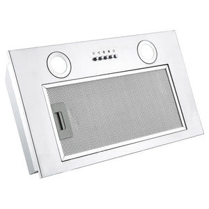 Beko 52cm Stainless Steel Under-Cupboard Rangehood BRH52UX, Front View