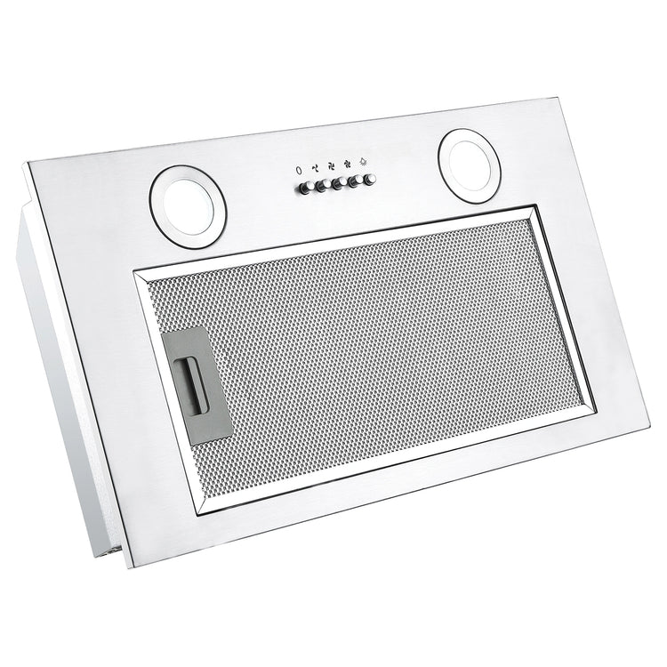 Beko 52cm Stainless Steel Under-Cupboard Rangehood BRH52UX, Front View