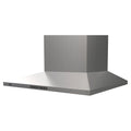 Beko 60cm Stainless Steel Canopy Rangehood (750m³/h) BRH60CX, Front View