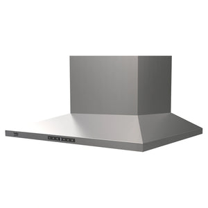 Beko 60cm Stainless Steel Canopy Rangehood (750m³/h) BRH60CX, Front View