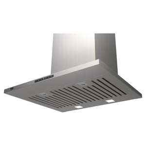 Beko 60cm Stainless Steel Canopy Rangehood (750m³/h) BRH60CX, Right View