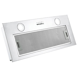 Beko 70cm Stainless Steel Under-Cupboard Rangehood BRH70UX, Front View