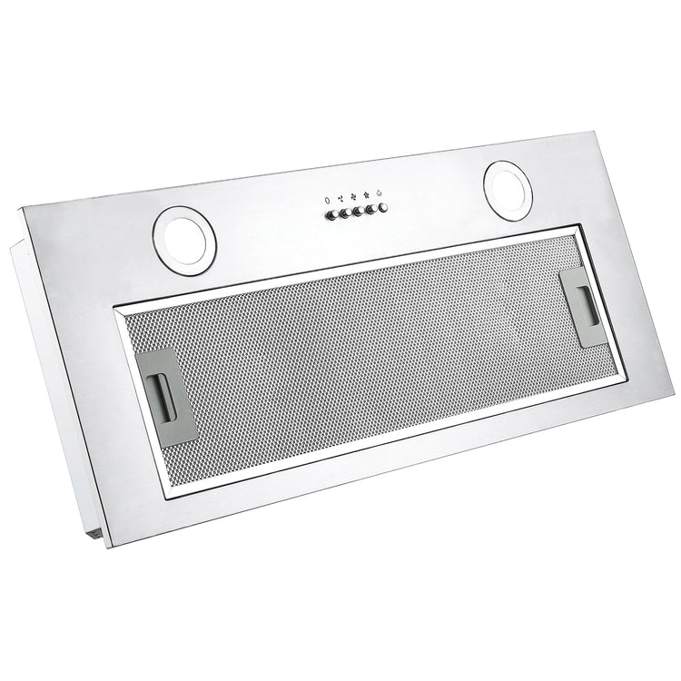 Beko 70cm Stainless Steel Under-Cupboard Rangehood BRH70UX, Front View